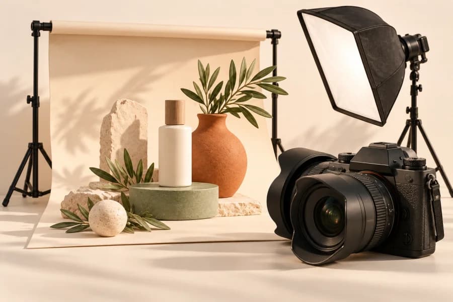 Concept illustration for Product or real estate photography