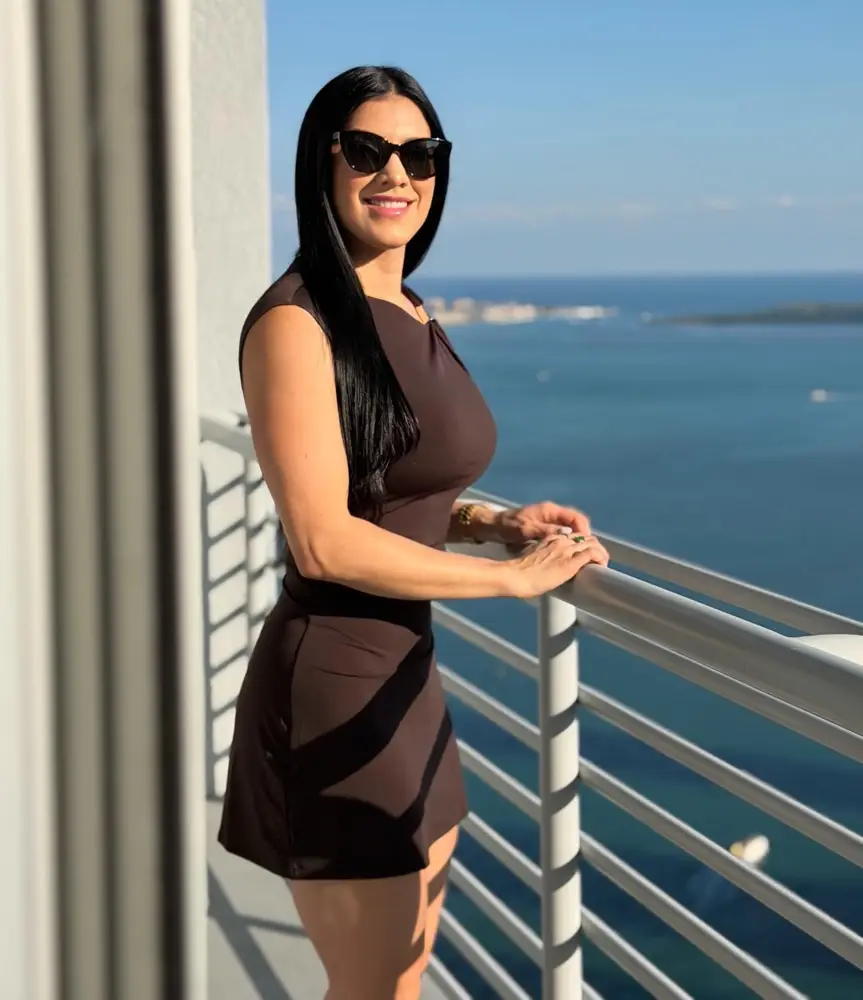 Carolina Suarez on a Brickell balcony